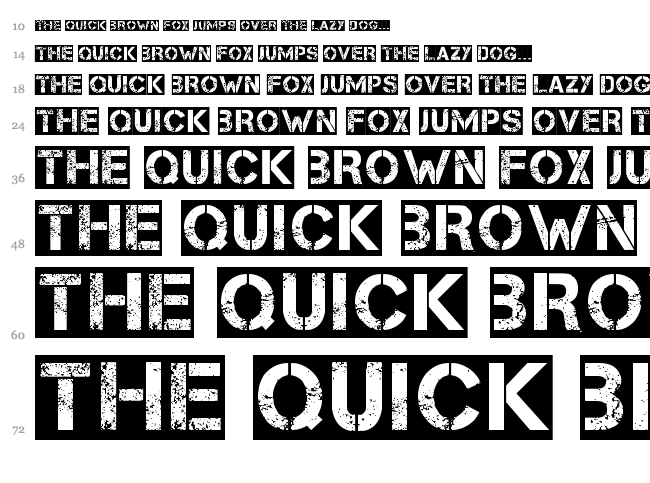 Capture it font waterfall